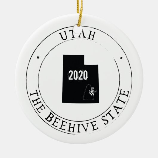 Personalisierte Utah Ornament (Vorne)