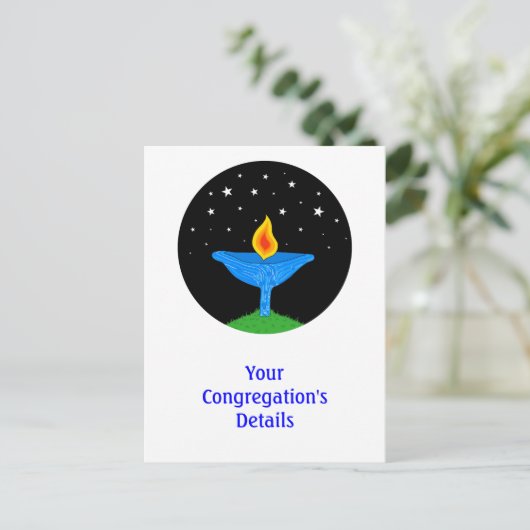 Personalisierte UU Chalice Postkarten (Stehend Vorderseite)