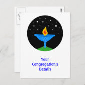 Personalisierte UU Chalice Postkarten (Vorne/Hinten)