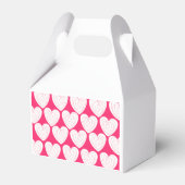 Personalisierte Valentine Rosa Herz Leckerei Box Geschenkschachtel (Rückseite)