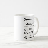Personalisierte Valentines-lustige Tasse - (VorderseiteRechts)
