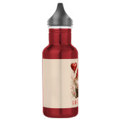 Personalisierte Valentins-Gnome Custom Edelstahlflasche (Links)