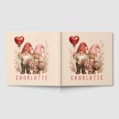 Personalisierte Valentins-Gnome Custom Gästebuch (Voll)