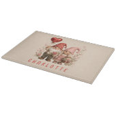 Personalisierte Valentins-Gnome Custom Schneidebrett (Ecke)