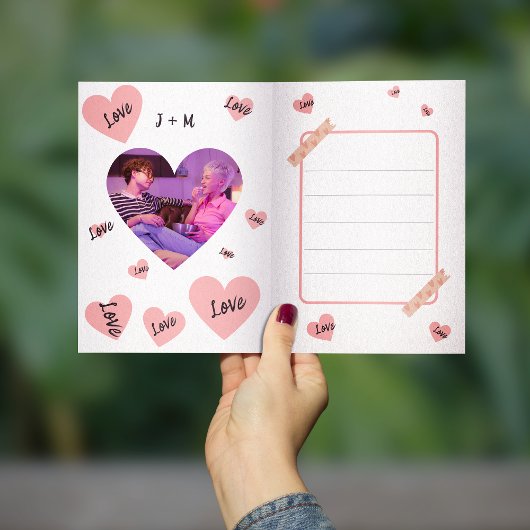 Personalisierte Valentinsche Popcorn-Liebe Karte