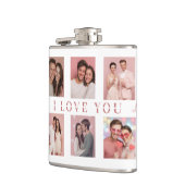 Personalisierte Valentinstag-Flasche | Benutzerdef Flachmann (Links)