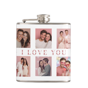 Personalisierte Valentinstag-Flasche Benutzerdef Flachmann