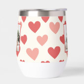 Personalisierte Valentinstag-Foto-Herz-Wasserflasc (Links)