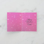 Personalisierte Valentinstag-Karte für das Foto Karte (Innenseite)