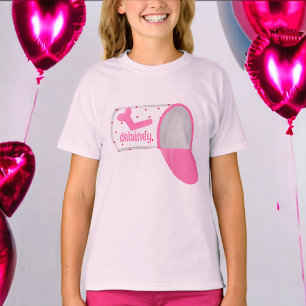 Personalisierte Valentinstag-Postkiste mit Punkten T-Shirt