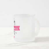 Personalisierte Valentinstag-Tasse Mattglastasse (VorderseiteRechts)