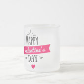 Personalisierte Valentinstag-Tasse Mattglastasse (Mittel)