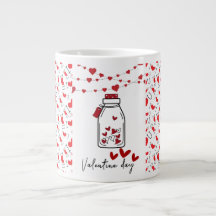 Personalisierte Valentinstag-Tasse | Romantisches