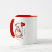 Personalisierte Valentinstag-Tasse Tasse (Vorderseite Links)