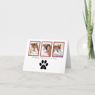 Personalisierte Valentinstage - Liebe ist ein Hund Karte