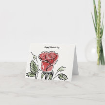 Personalisierte Valentinstagskarte