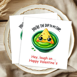 Personalisierte Valentinstagsservietten Food Humor Serviette