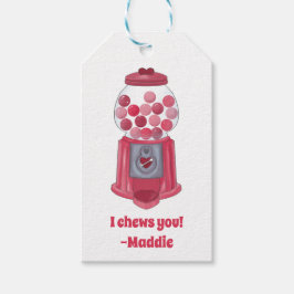 Personalisierte Valentinstrahlmaschine Geschenkanhänger