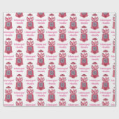 Personalisierte Valentinstrahlmaschine Geschenkpapier (Flach)