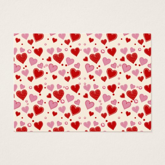 Personalisierte Valentintagskarte (Rückseite)