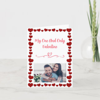 Personalisierte Valentintagskarte Dankeskarte