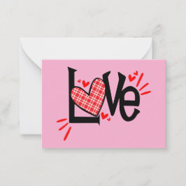 Personalisierte Valentintagskarte für Kinder Mitteilungskarte