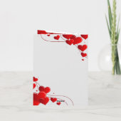 Personalisierte Valentintagskarten Dankeskarte (Rückseite)