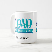 PERSONALISIERTE VATER DAY TASSE (Vorderseite Links)