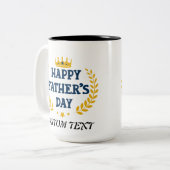PERSONALISIERTE VATER DAY TASSE (Vorderseite Links)