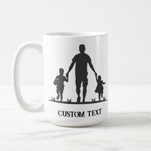 PERSONALISIERTE VATER DAY TASSE (Links)