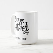 PERSONALISIERTE VATER DAY TASSE (Vorderseite Links)