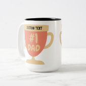 PERSONALISIERTE VATER DAY TASSE (Vorderseite Links)