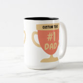 PERSONALISIERTE VATER DAY TASSE (VorderseiteRechts)