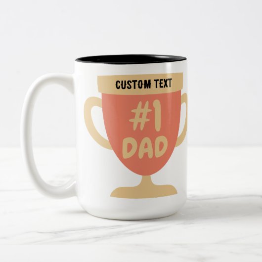 PERSONALISIERTE VATER DAY TASSE (Links)