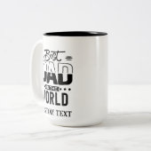 PERSONALISIERTE VATER DAY TASSE (Vorderseite Links)