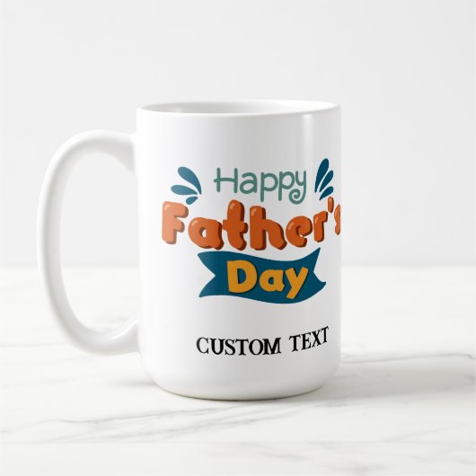 PERSONALISIERTE VATER DAY TASSE (Links)