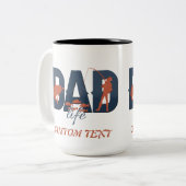PERSONALISIERTE VATER DAY TASSE (Vorderseite Links)