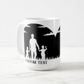 PERSONALISIERTE VATER DAY TASSE (Vorderseite Links)