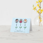 Personalisierte Väter Garten Foto Geschenk für Kin Karte (Gelbe Blume)