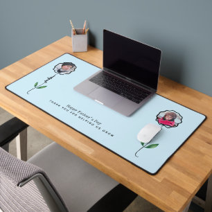 Personalisierte Väter Garten Foto Geschenk für Kin Schreibtischunterlage