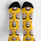 Personalisierte Vater Mama Socken mit benutzerdefi (Oben)