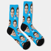 Personalisierte Vater Mama Socken mit benutzerdefi (Rechts)