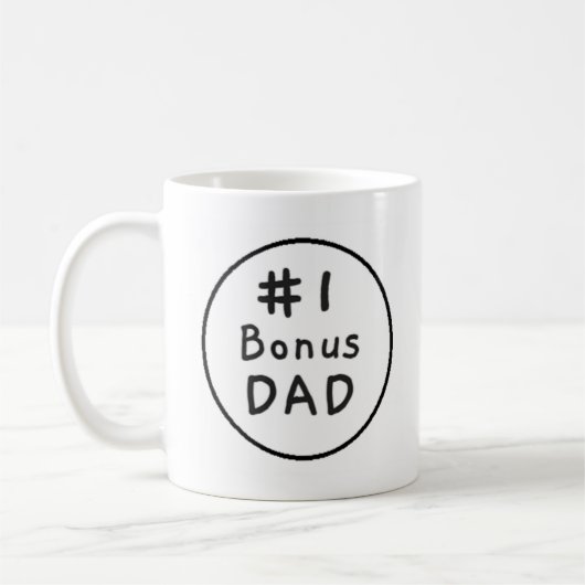 Personalisierte Vater-Tasse der Prämien-#1 Kaffeetasse (Links)