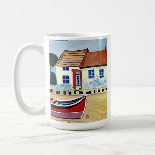 Personalisierte Vaters LieblingsTasse | Beach Hous Kaffeetasse (Links)
