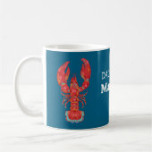 Personalisierte Vaters Maritime Grill-Langusten-Gr Kaffeetasse (Links)