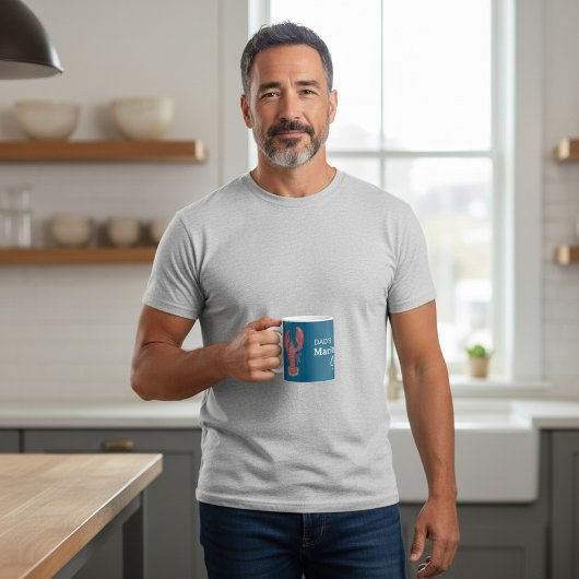 Personalisierte Vaters Maritime Grill-Langusten-Gr Kaffeetasse