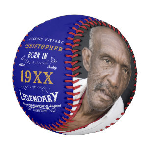Personalisierte Vatertag Geschenk Monogram Legenda Baseball