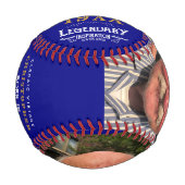 Personalisierte Vatertag Geschenk Monogram Legenda Baseball (Vorderseite)