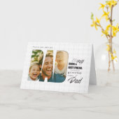 Personalisierte Vatertagskarte mit benutzerdefinie Karte (Gelbe Blume)