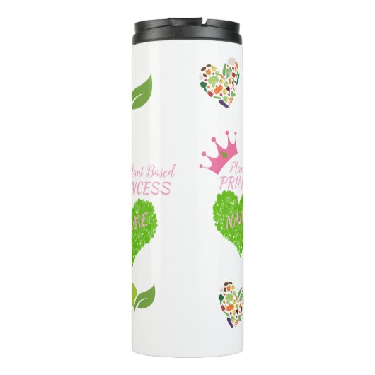 Personalisierte Vegane Flasche - Thermische Tumble (Rückseite)